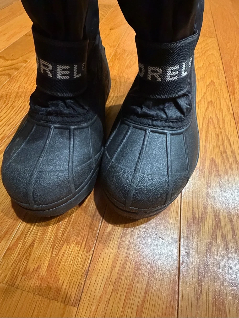 SOREL Ice Fox Black Waterproof Winter Snow Boots Size 3